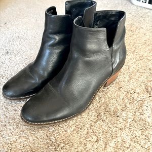 Cole Haan leather ankle booties.